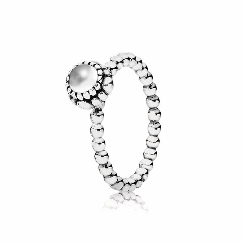 Pandora Birthday Blooms Ring April Silver Egypt QM3570689